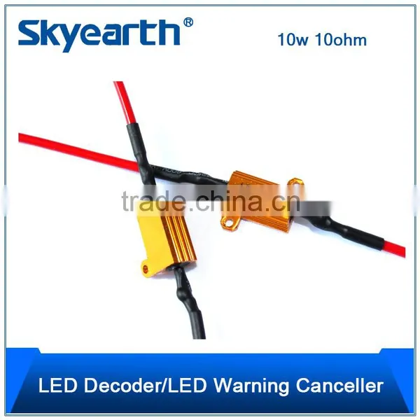 Hot Sale High Quality LED Load Resistors for Turn Signal Light Error Free 10w 10ohm photo-5