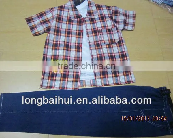 2013 Kids Clothing Overstock Cheap Wholesale ,boy's T-shirts 3pcs Sets photo-3