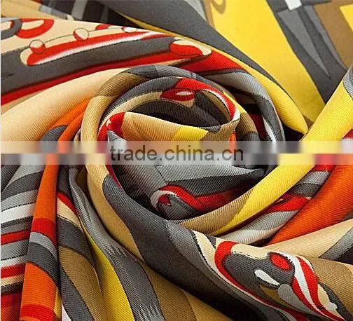 Gometry Dsign for 100% Silk Square Scarf photo-5