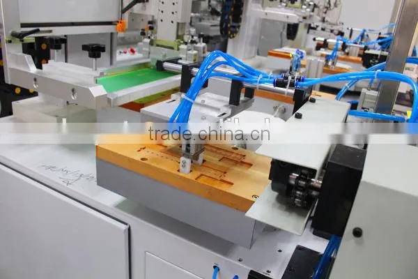 Full Automatic Plastic Ruler Screen Printing Machine With UV Dryer photo-6