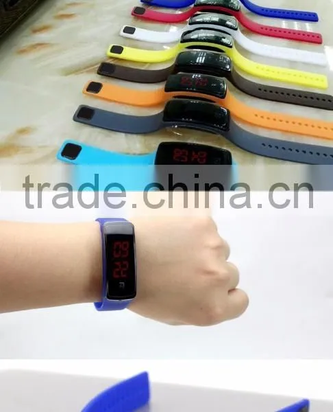 Touch Screen Digital Watches Silicon Watches New Colors and Model Customized Logo Led Watch photo-2