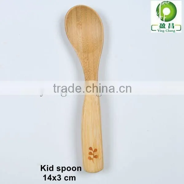 Silicone Baby Spoon Bamboo Spoon Disposable Rubber Baby Spoon