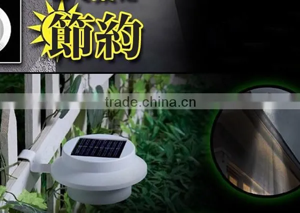 NEW Solar Powered Wall Pathway Lighting / Fence Gutter Outdoor Solar Garden Yard LED Light photo-3