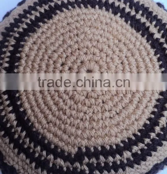 Jewish Crochet Kippah,Knit Kippot Wholesale / Jewish Kippah Hand Knitted Yarmulka Yamaka Kippot Judaica Kipa Gif, Kippah Kids photo-4