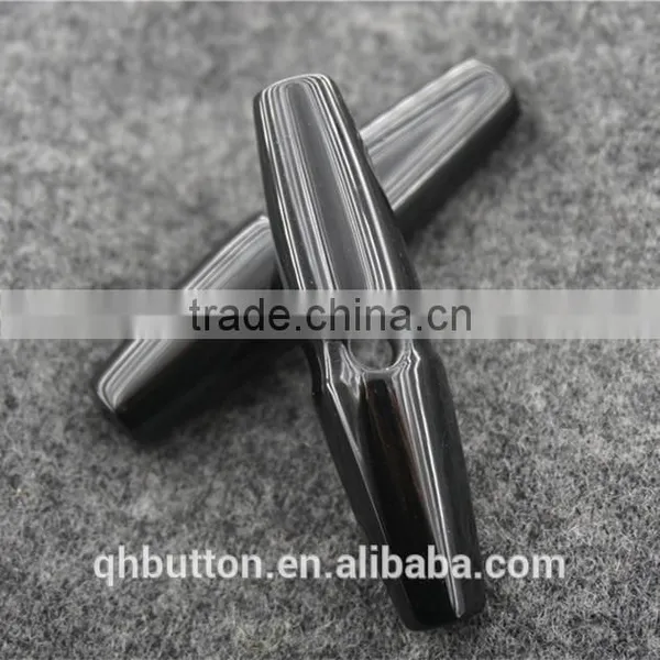HOT SALE BLACK RESIN BAR BUTTON FOR GARMENT photo-4