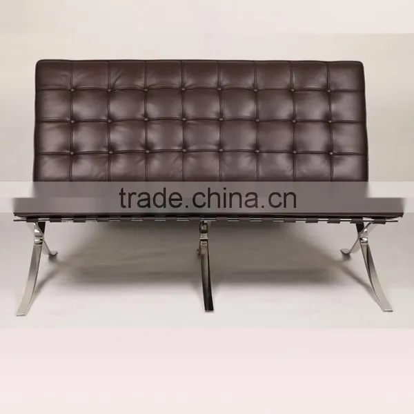 Luxury Design Barcelona Sofa 2 Seat for Living Room photo-2