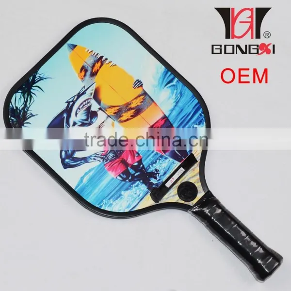 2016 High Quality Aluminium Honeycomb Pickleball Paddle Racket 255g