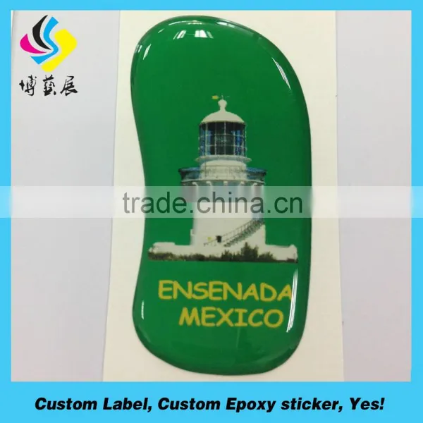 Custom Epoxy Sticker Clear Dome Epoxy Resin Sticker photo-3