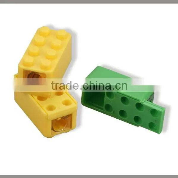 Mini Building Block Shaped Pencil Sharpener photo-2
