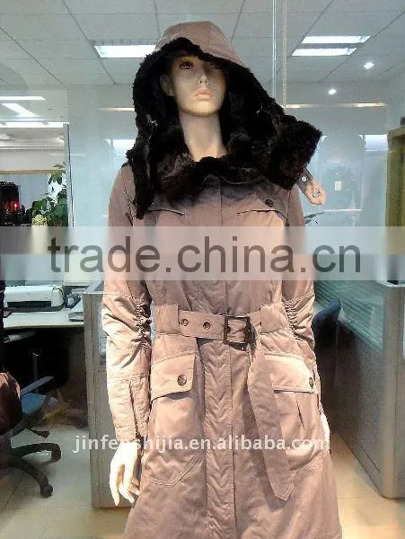 Lady's Long Coat (wadded Jacket , Winter Jacket )