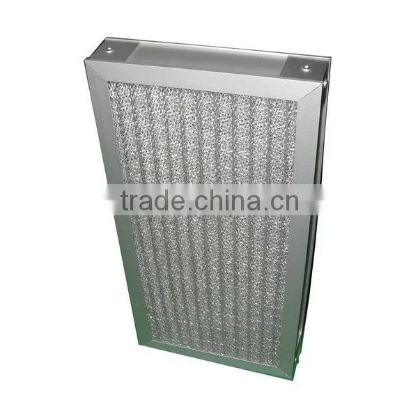 Washable Pleated Panel Metal Mesh Air Filter for Chimney Exhaust System photo-3
