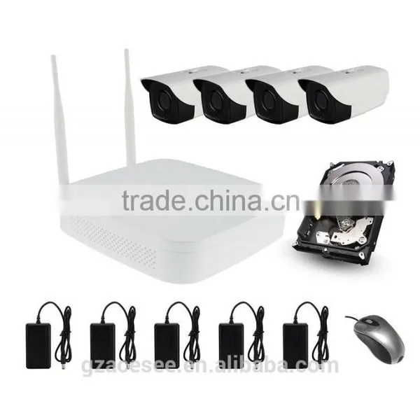 Acesee 2016 Best Seller 4mp Wifi Security Camera System 4ch Nvr Kit Outdoor Metal Bullet Case photo-2