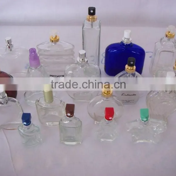 Customize Shaped High White Glass Perfume Bottle photo-2
