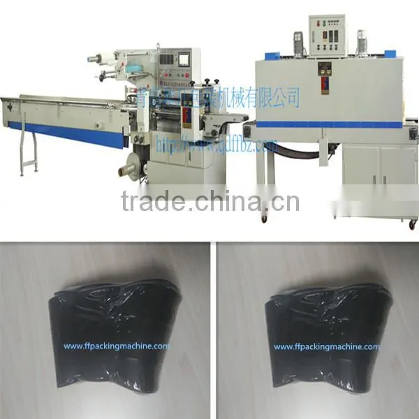 PLC Control Automatic Motor Tyre Heat Shrink Packaging Machine photo-2