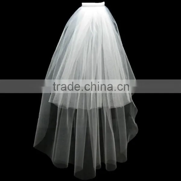 2016 Edged Ivory White Wedding Veil Soft Tulle High Quality Wedding Veils photo-4