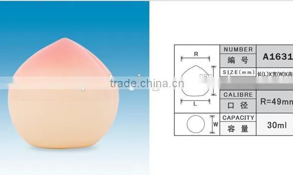 30ml Hot Sale Peach Style Cosmetic Cream Jar photo-3