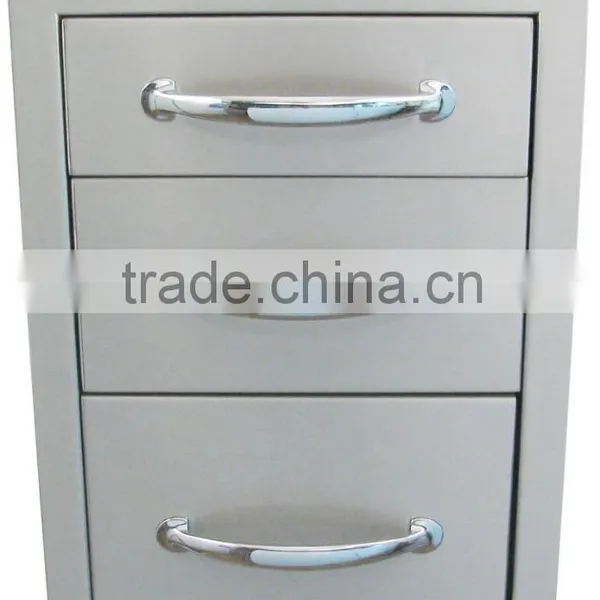 Icegreen Office Use Stainless Steel Storage Cabinet With Flush Triple Access Drawer photo-2