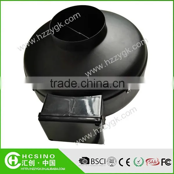 Hangzhou Zhejiang Factory Circular Mounted Steel Inline Duct Fan / 12 Inch Centrifugal Exhaust Pipe Fan / Blower Fan photo-4