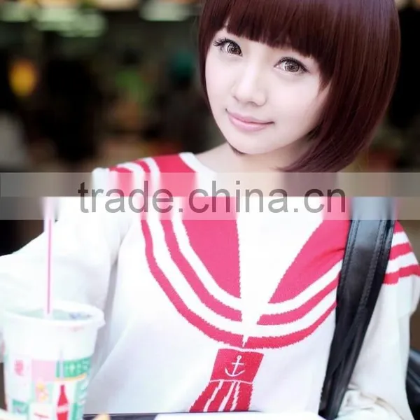 Japanese Fashion Can Dye Synthetic Wig photo-3