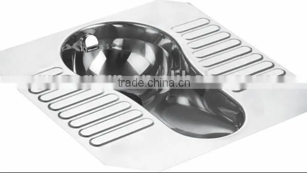 Stainless Steel WC Squatting Pan Toilet GR-005 photo-2