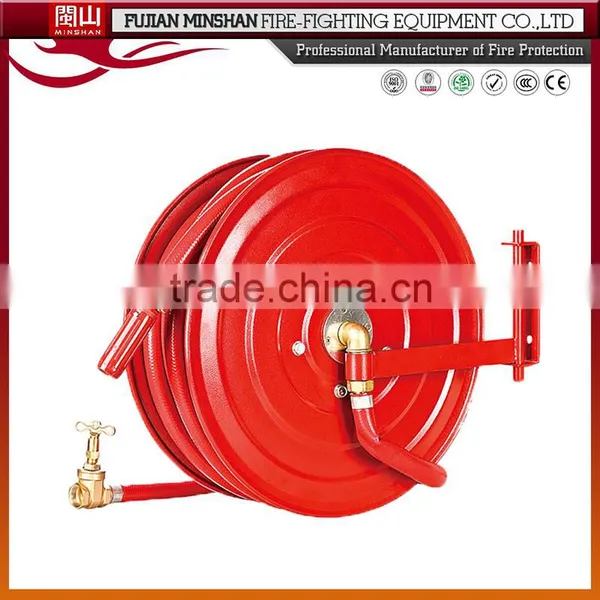 Red Fire Hose, Flexible Rubber Hose With Heavy Duty Hose Clamps photo-3