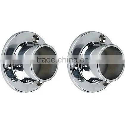 Chrome Finish Thick Flange ,25mm Round Clamps photo-2