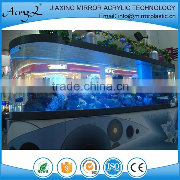 Professional Maker Racetrack Corner Aquarium Tanks photo-3