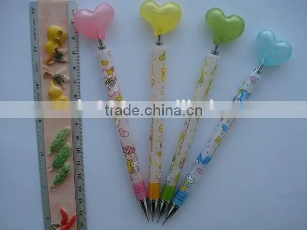 Heart Shaped Mechanical Pencil Automatic Pencil for Promotion