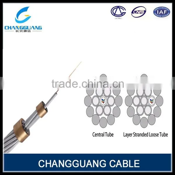 High Quality Hot Sales Optical Fiber Composite Overhead Ground Wire OPGW Cabling photo-2
