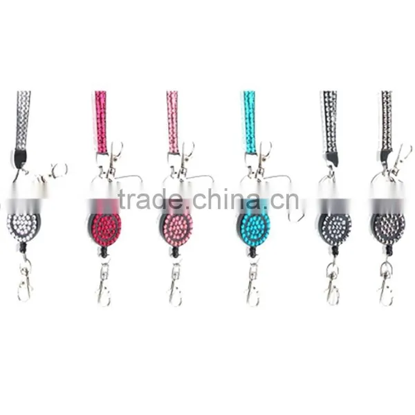 Hot Selling Diamond Cheap Rhinestone Lanyard With id Badge Holder photo-2