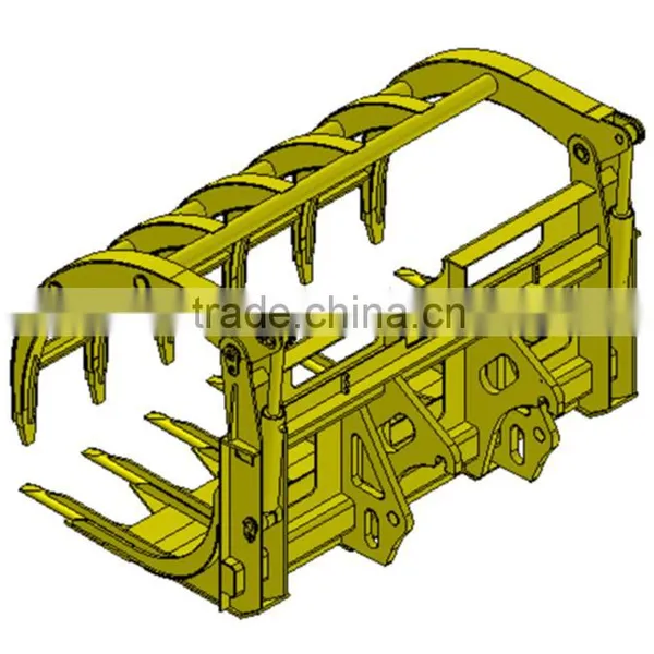 Professional Custom Service SDLG 4Ton Wheel Loader Optional Equipment Grass Grapple For LG946L/LG936L/LG956L/LG968 Wheel Loader photo-4