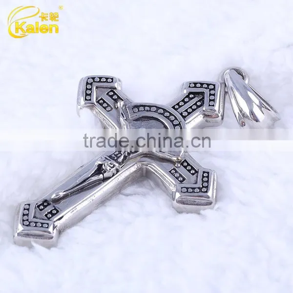 Guangzhou Jewelry Wholesale Online Jesus Cross Stainless Steel Pendant photo-5