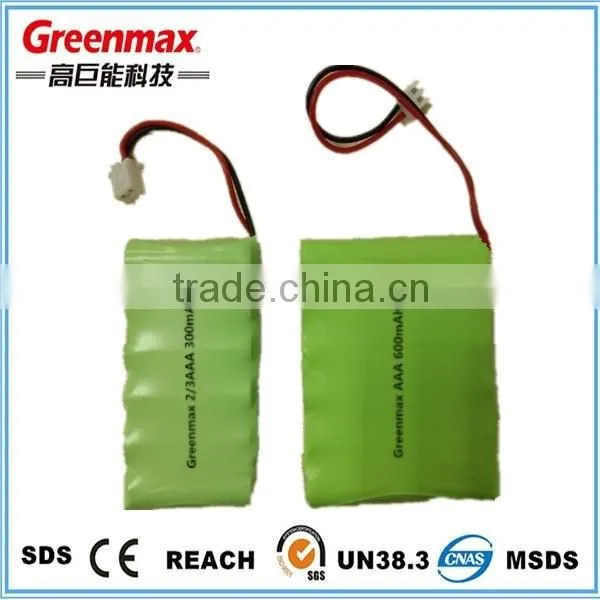 2/3AAA 300mAh Rechargeable Ni-mh 7.2v Battery photo-4
