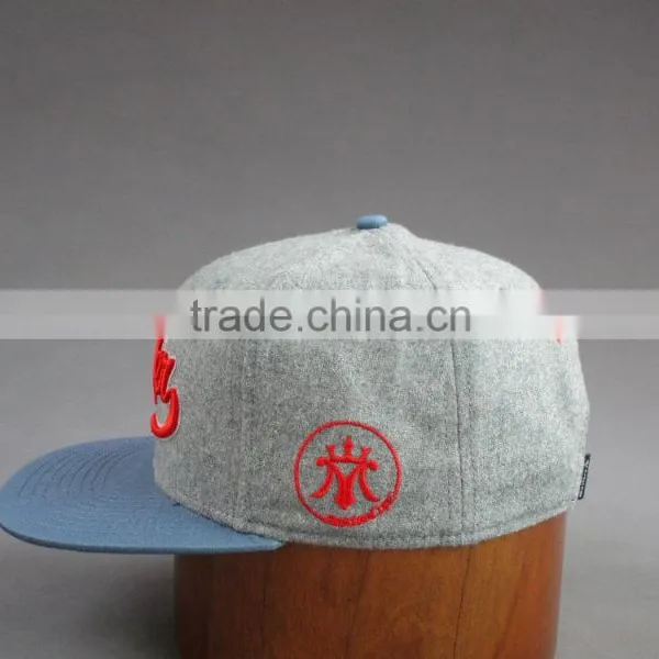 Customer High Quality 6- Panel Snapback Hat With 3D Embroidered Patch photo-3
