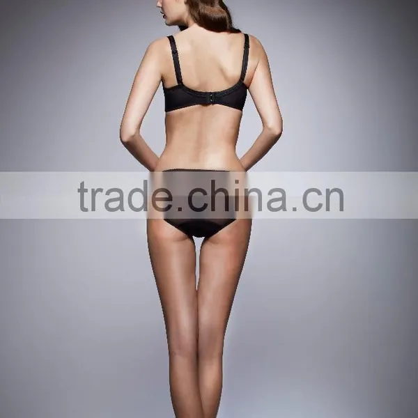 ORA2038+OFA2038 Popular Thin Lace Odm Oem Women Lady no Padding Underwear Natural Lace Bra & Panties Sexy Bra Set photo-2