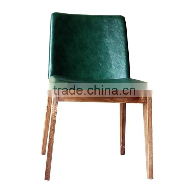 Wholesale leather and wood restaurant chair, wood dining chairs on 