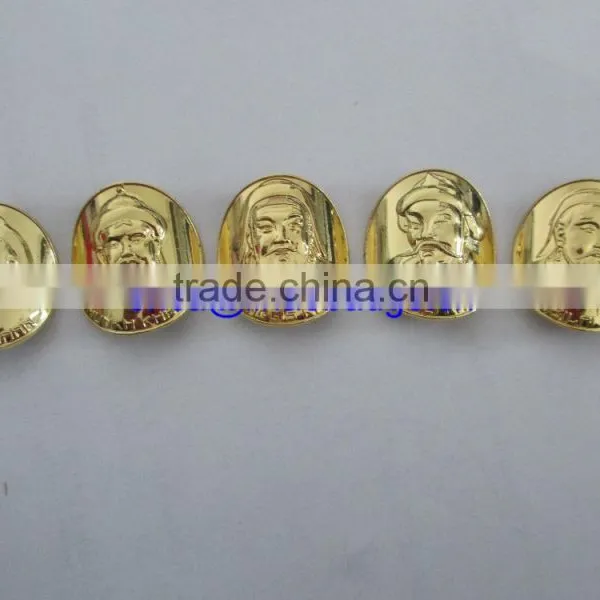 2015 Souvenir Custom Curve Metal Gold Coins With Your Own Fashion Design photo-3