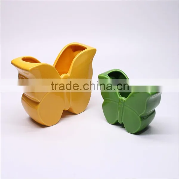 The Butterfly Decorative Home Ceramic Flower Pot photo-5