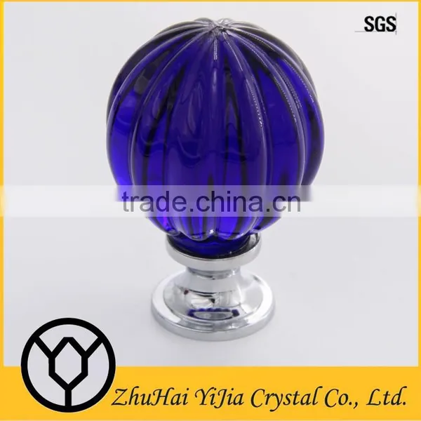 Pumpkin Style Clear Special Furniture Glass Handles