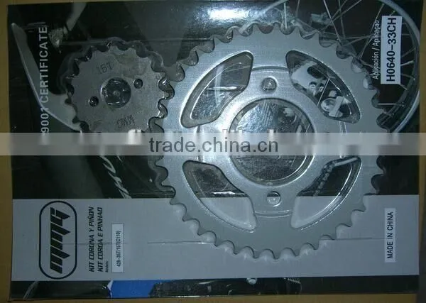 AX100-44T Bicycle Splendor Stainless Steel Sprocket for Motorcycle 428H Chain and Sprockets Set photo-4