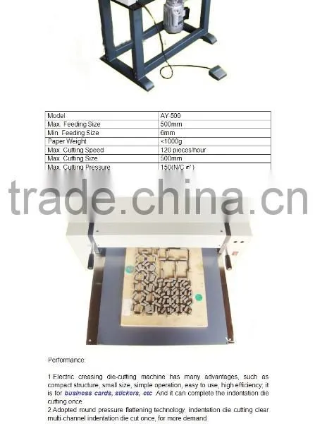 Multipurpose Rotary PVC Die Cutting Machine 500mm photo-2