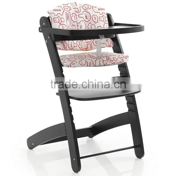 European Beech Wood Baby High Chair Baby Highchair photo-3