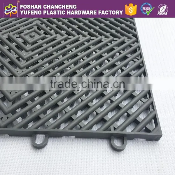 Chemical Resistant Interlocking Car Showroom Floor Tiles photo-3