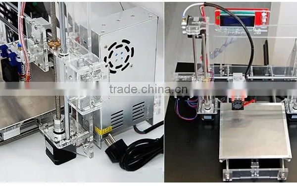 200 x 200 x 180mm Reprap DIY Semi Assembled 3D Printer Prusa I3 DIY 3d Printer Kit Factory Pric photo-5