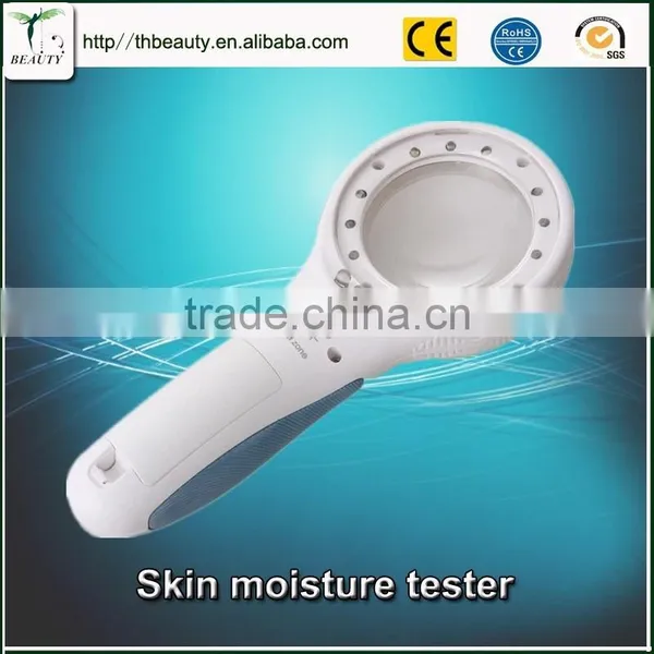 Mini Magnifier Skin Detection 8 White Lights and 6 Bule Lights Check Pigmented Skin and Dead Skin photo-2