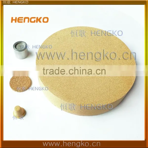 1 2 5 30 40 70 80 Microns Porosity Sintered Metal Disc photo-3