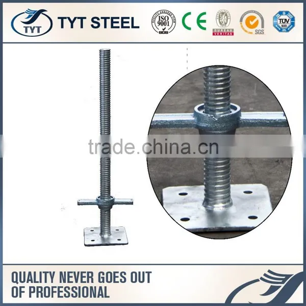High Sale Scaffolding Jack Base Screw Jack With Swivel Base Plate photo-4