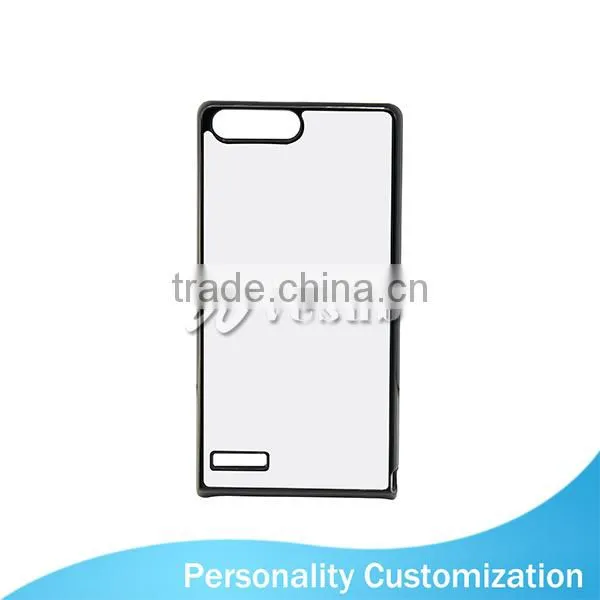 Simple Style 2D Sublimation Custom Printed 5 Inch Black Color Plastic Phone Case With Aluminum Sheet For Ascend P7 photo-3