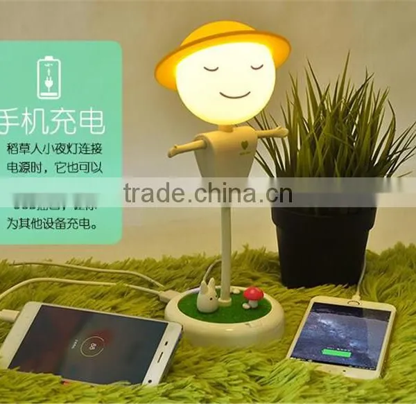 The Scarecrow Nightlight USB Micro Landscape Nightlight Creative Led Sensor Home Lights photo-6