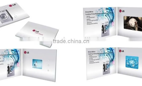 5 INCH Promotional Lcd Screen Video Player Brochure Greeting Card photo-2